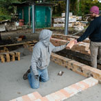 Kigbeare Kiln Project - Svend, Bjorn and Pete